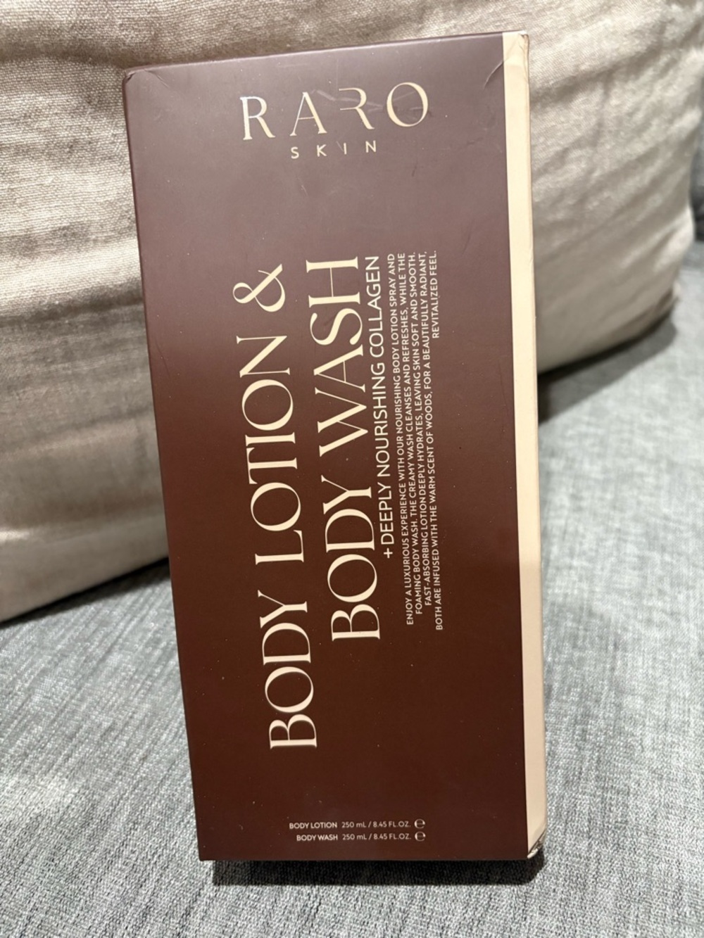 RARO Skin Brown Body Lotion & Body Wash Set
